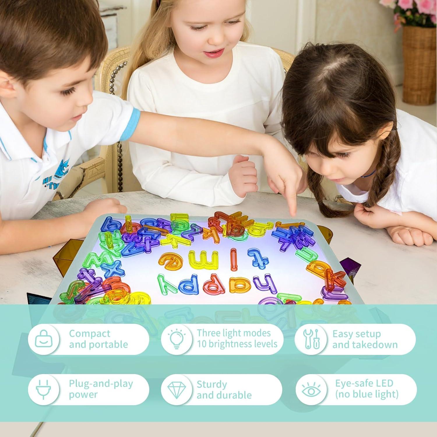 Mesa de Luz LED RANGRANGMANJIA Azul 40x30 cm 3 Modos