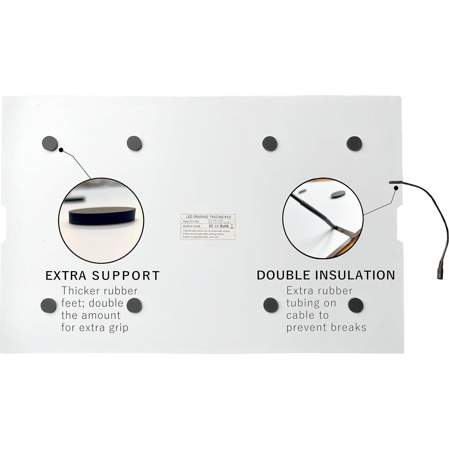 Panel de Luz LED Toddle Way A2 para Mesa Flisat de IKEA