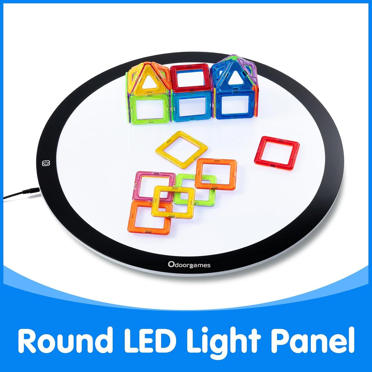 Panel de Luz LED Redondo Odoorgames 50 cm Brillo Ajustable