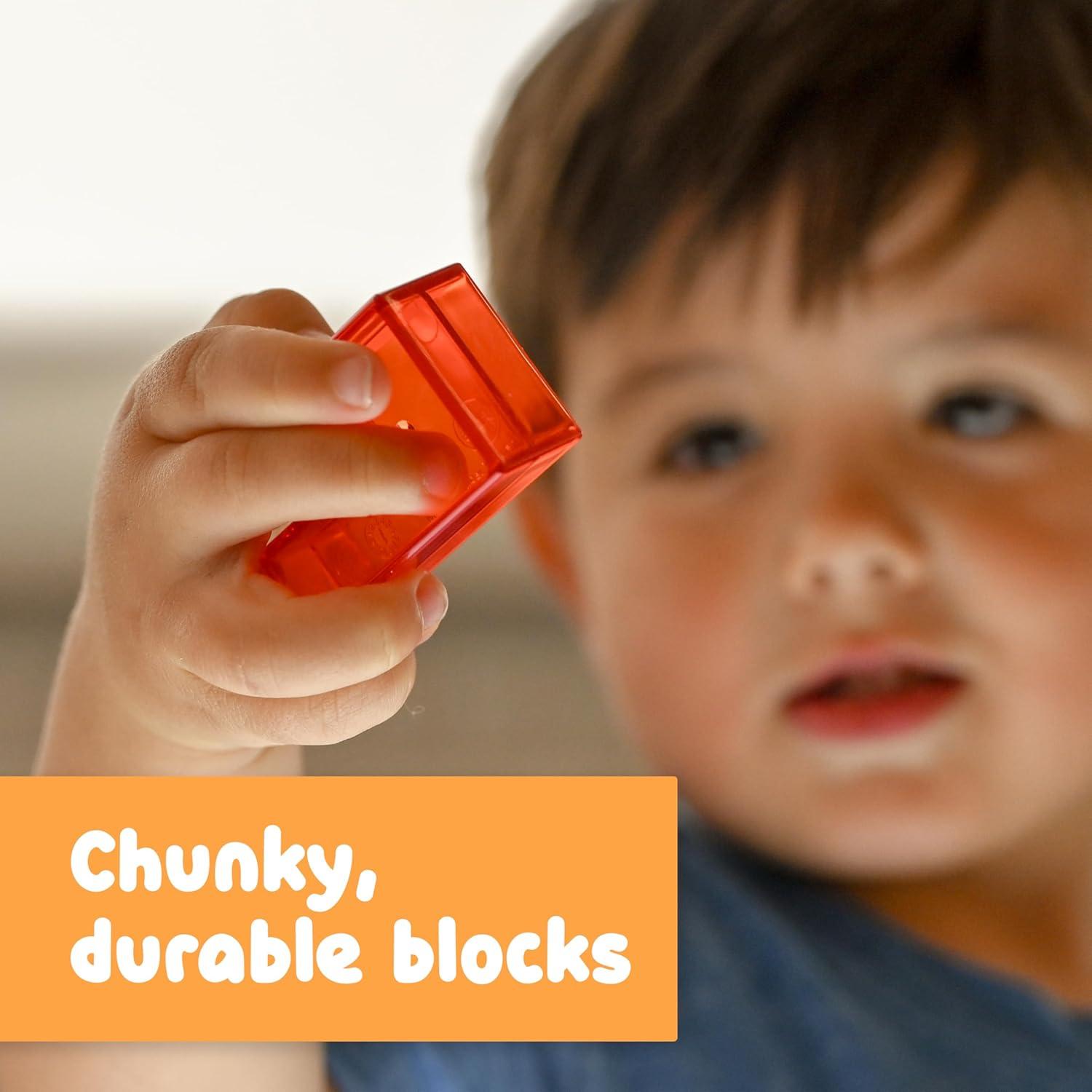 Bloques Sensoriales Spark & Wow - 24 Piezas, 12 Formas, 2 Colores