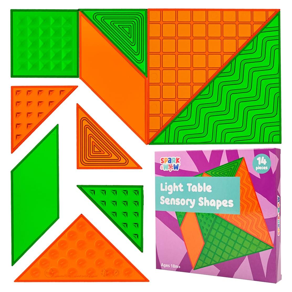Conjunto de 14 Formas Sensoriales Spark & Wow - Juguetes Táctiles