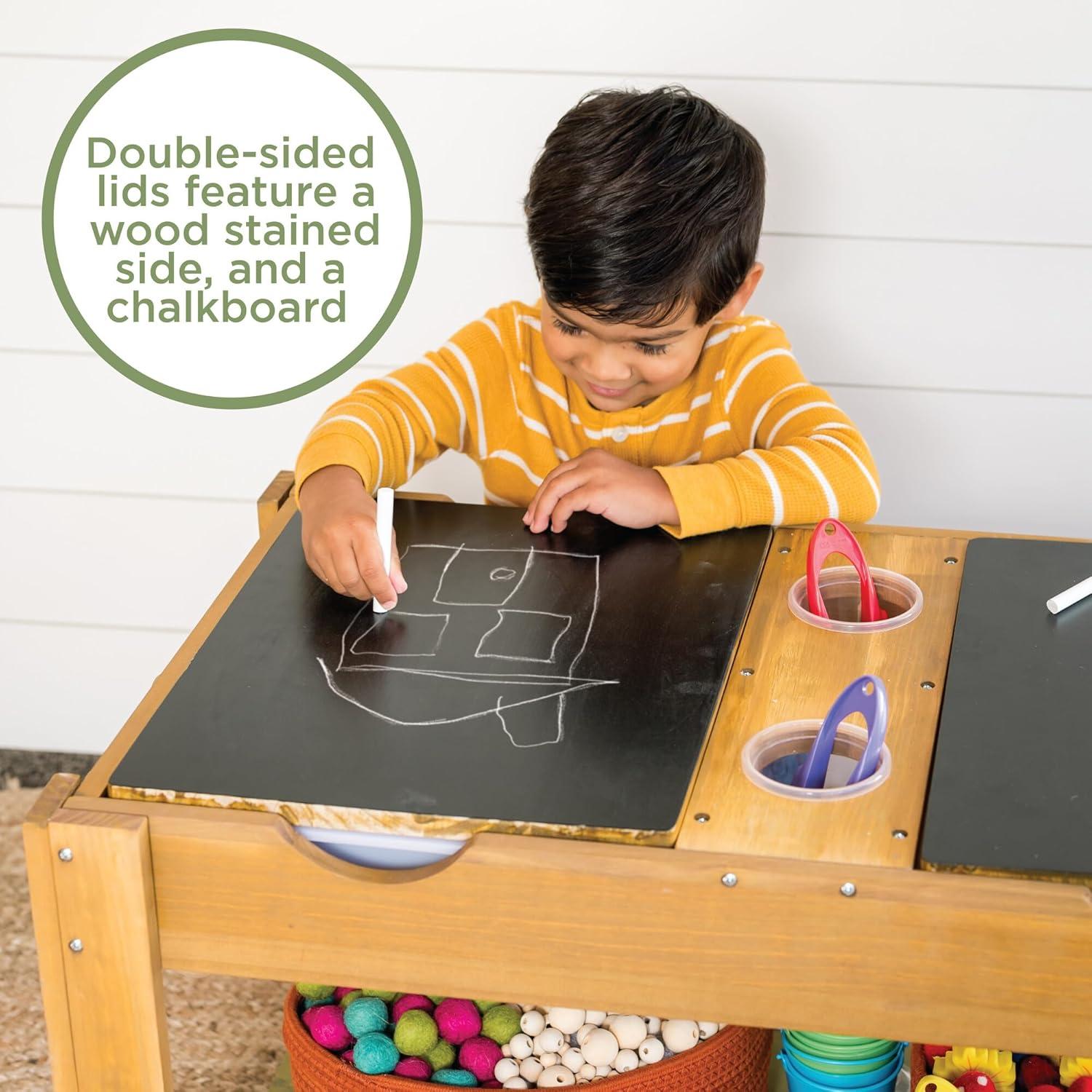 Mesa Sensorial de Madera MindWare - Juego para Niños 3-6 Años