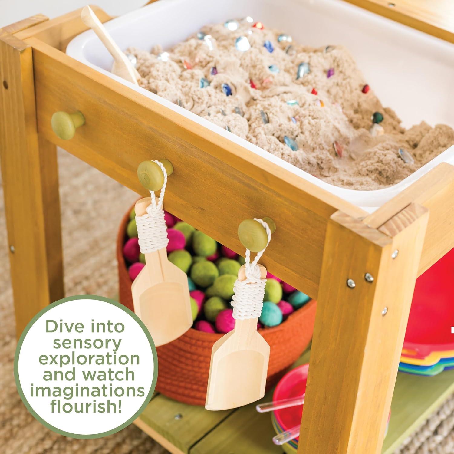 Mesa Sensorial de Madera MindWare - Juego para Niños 3-6 Años