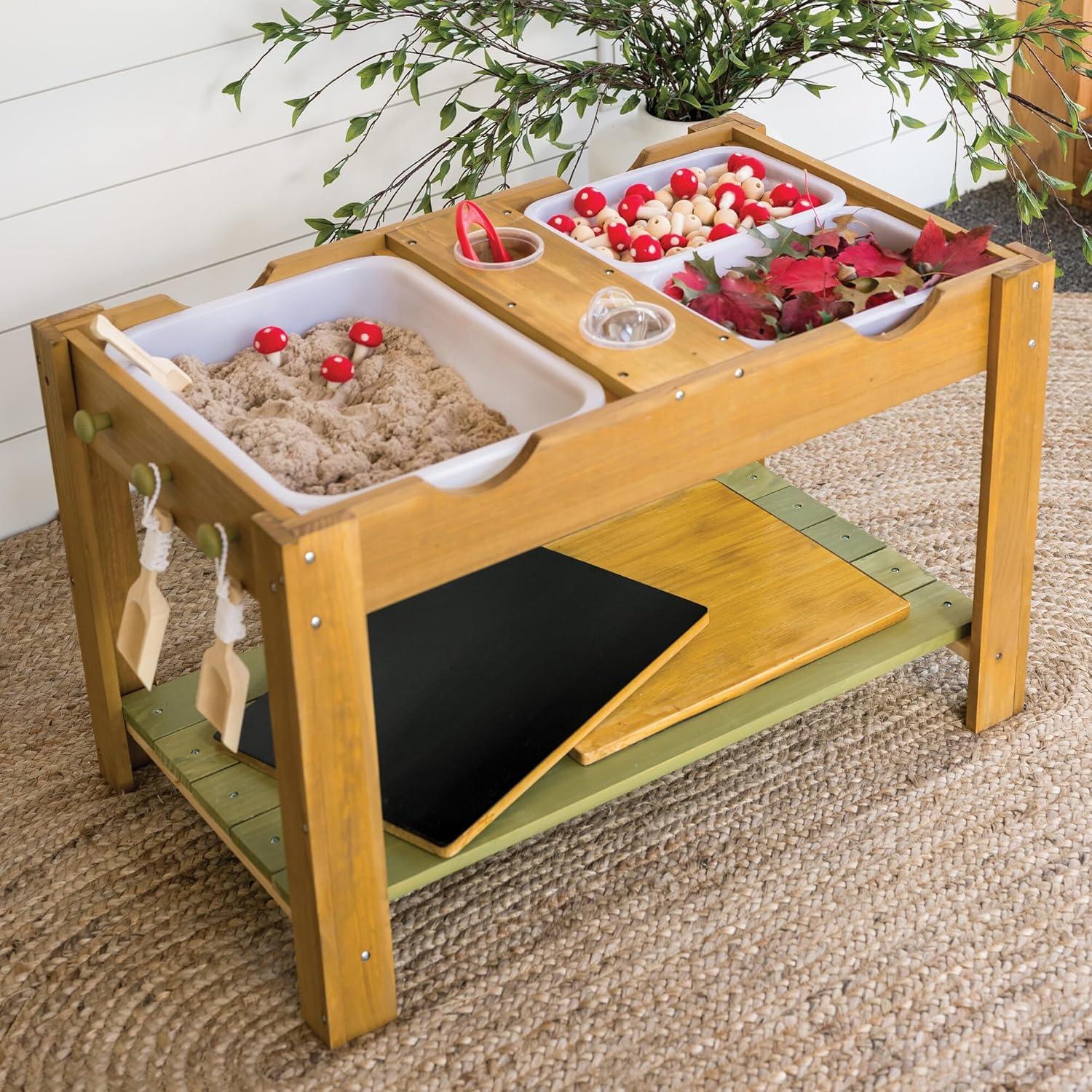 Mesa Sensorial de Madera MindWare - Juego para Niños 3-6 Años