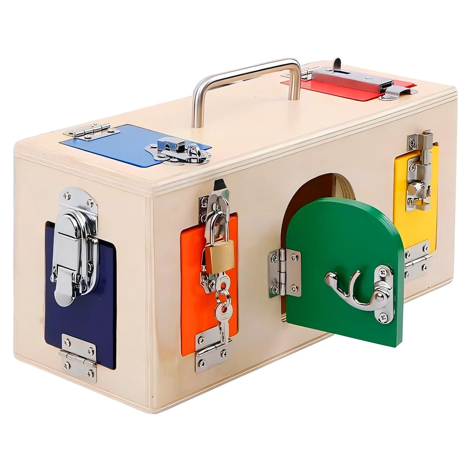 Cubo de Actividades de Madera Montessori VIESMUMU 1.24 kg