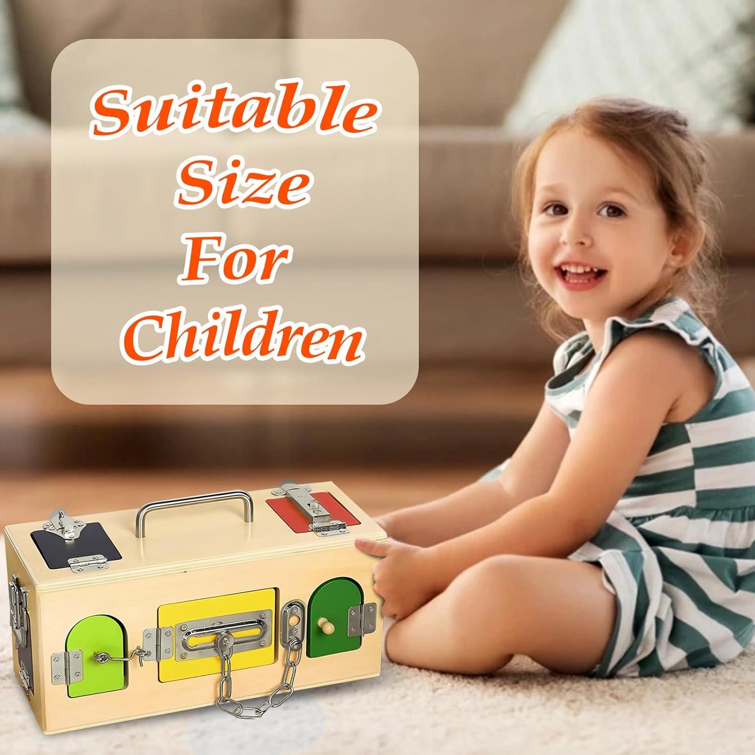 Cubo de Actividades de Madera Montessori VIESMUMU 1.24 kg