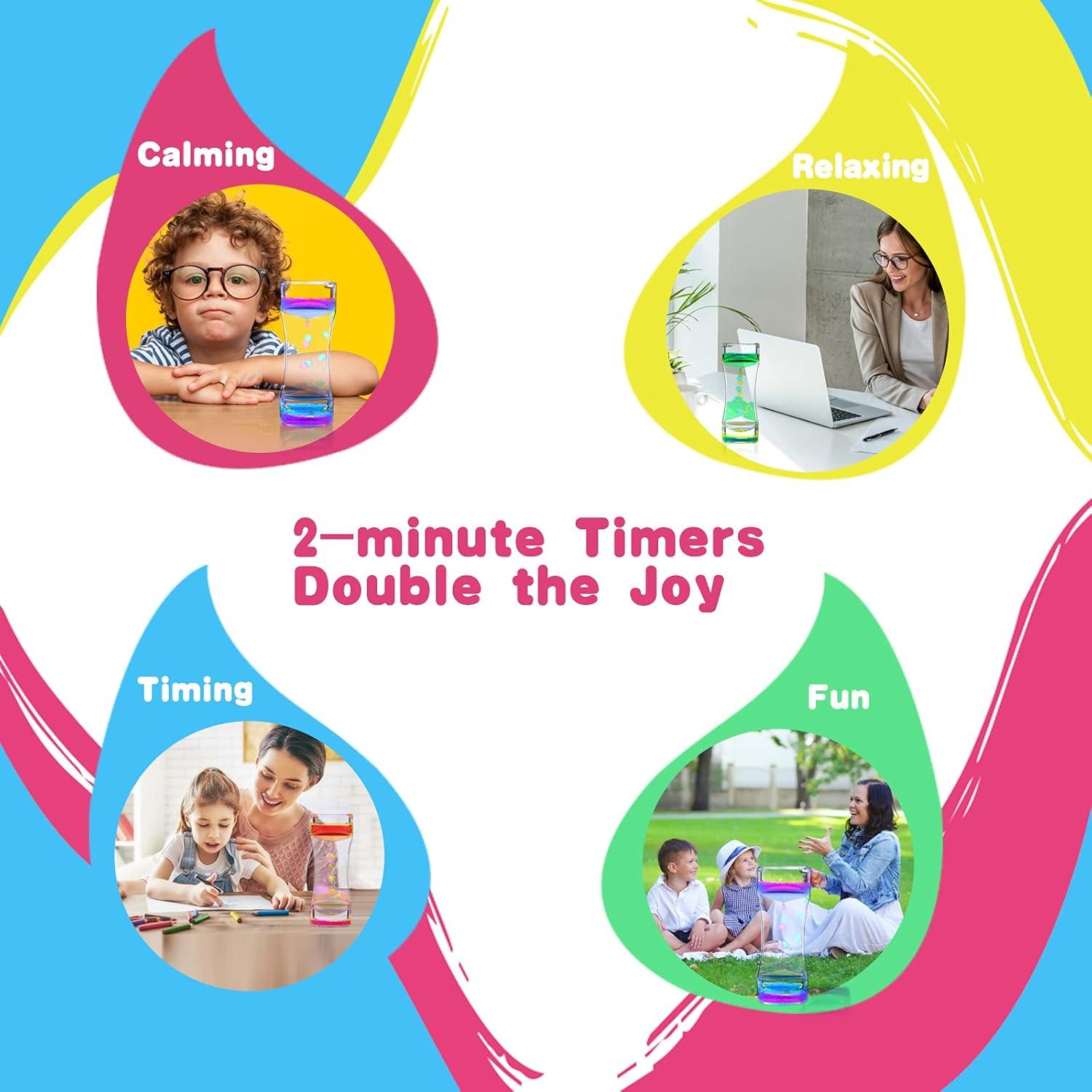 Burbujero de Movimiento Líquido Cucue - Juguete Sensorial Grande 17x6.6 cm