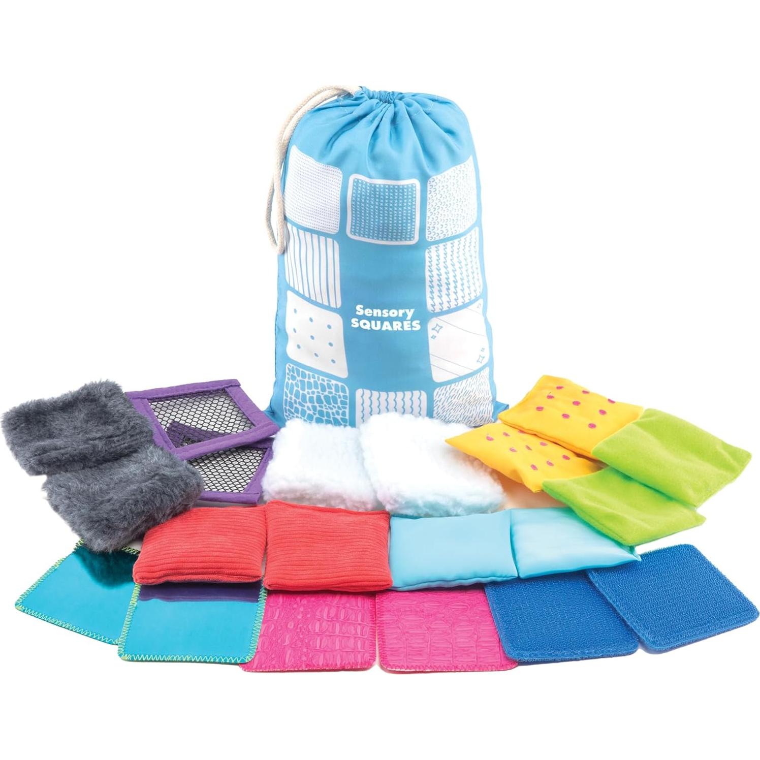 Juguetes Sensoriales Educational Insights - 20 Cuadrados Texturizados