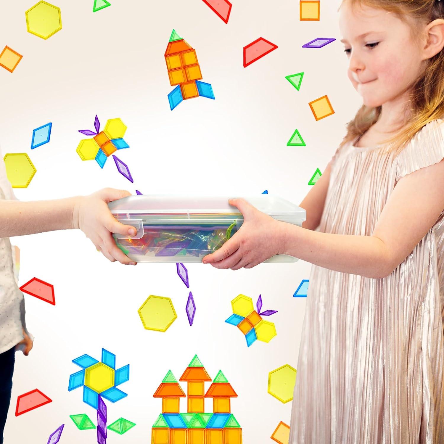 Bloques de Patrón Transparentes Bbiamsleep 147 Pcs para Mesa de Luz