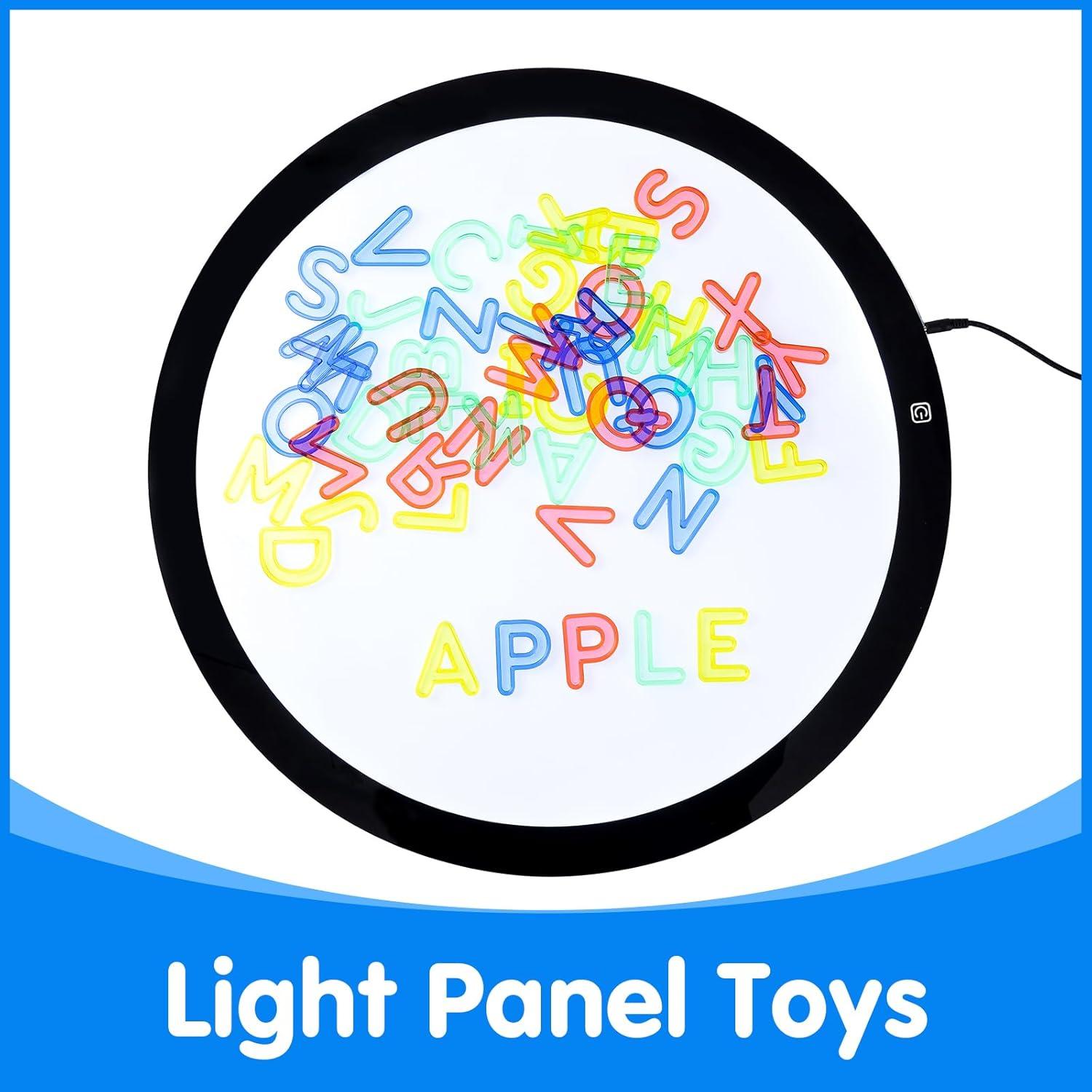 52 Letras Mayúsculas Translúcidas Odoorgames para Mesa de Luz