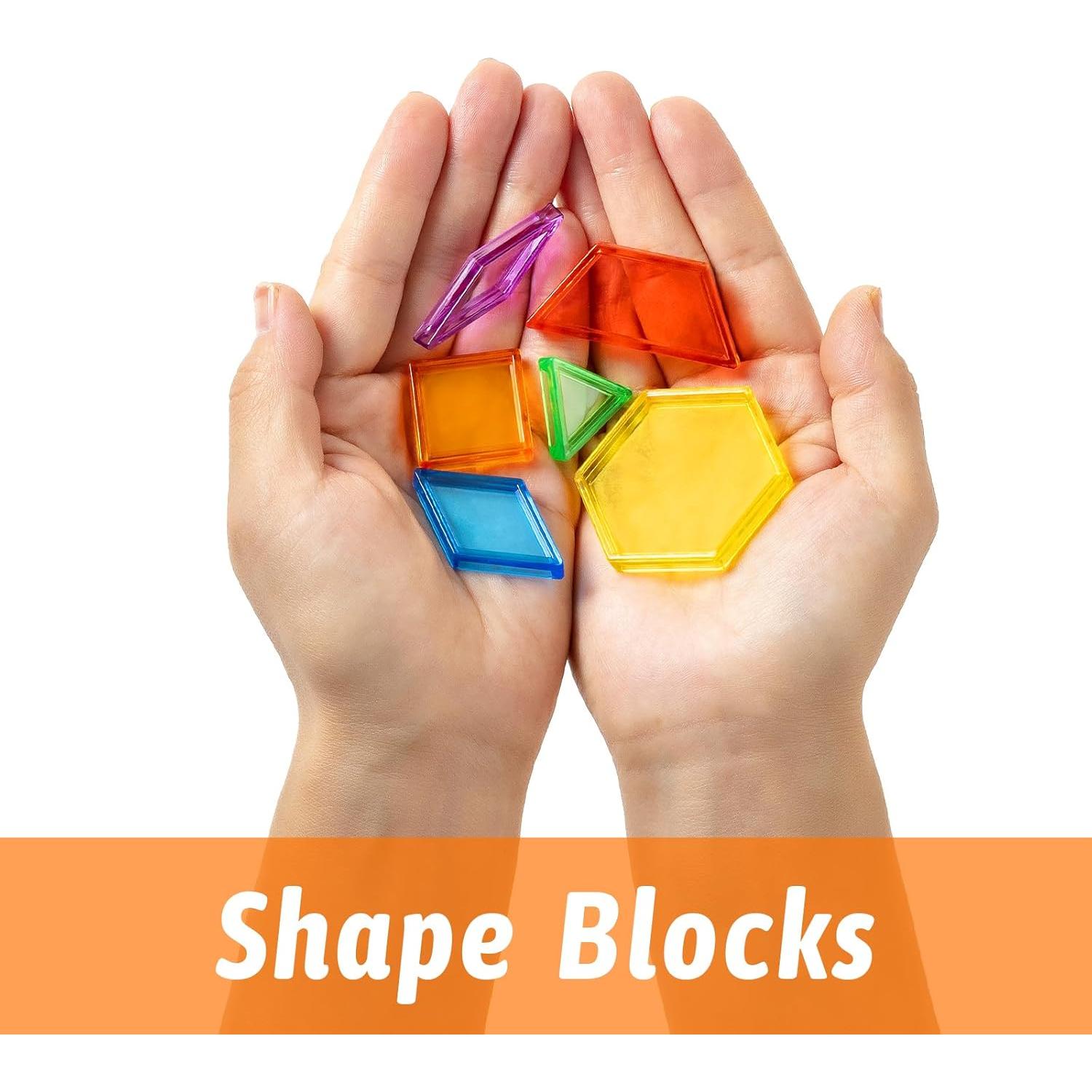 Juego de Letras Mayúsculas y Bloques Geométricos PreTrans - 52 Piezas