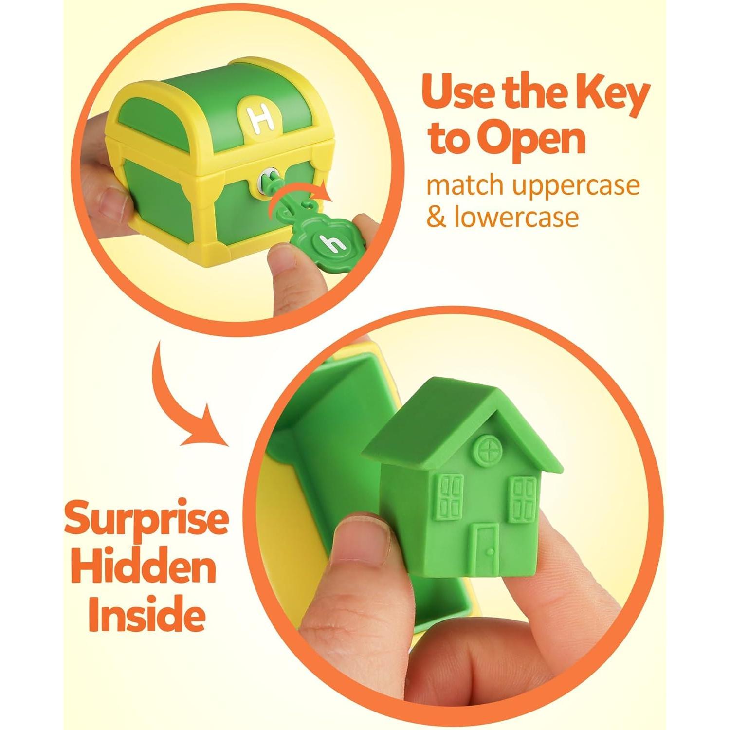 Juego de Aprendizaje del Alfabeto Coogam 26pcs para Niños