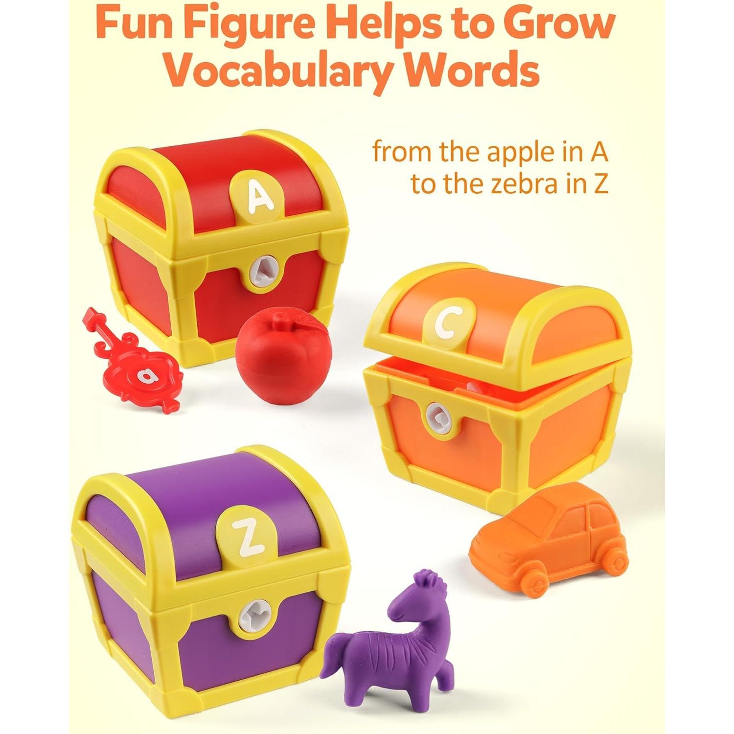 Juego de Aprendizaje del Alfabeto Coogam 26pcs para Niños