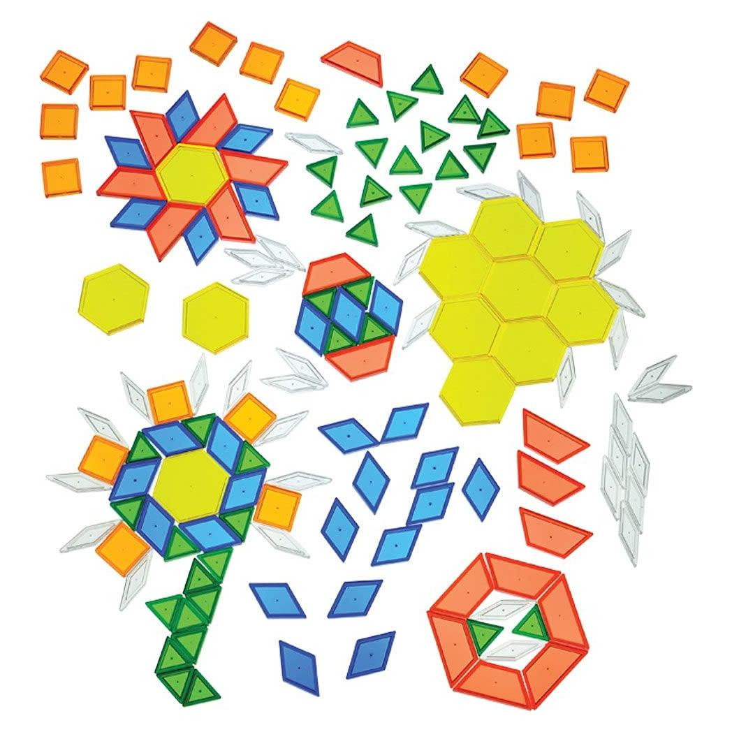 Bloques de Patrón Translúcidos Constructive Playthings - 147 Piezas