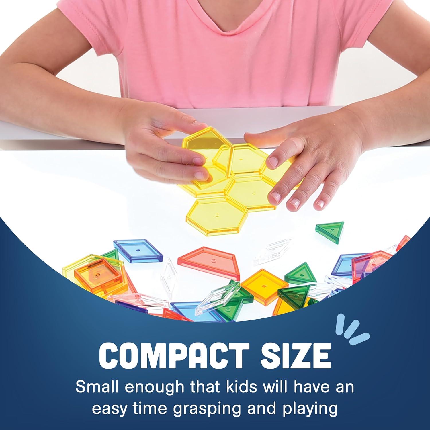 Bloques de Patrón Translúcidos Constructive Playthings - 147 Piezas