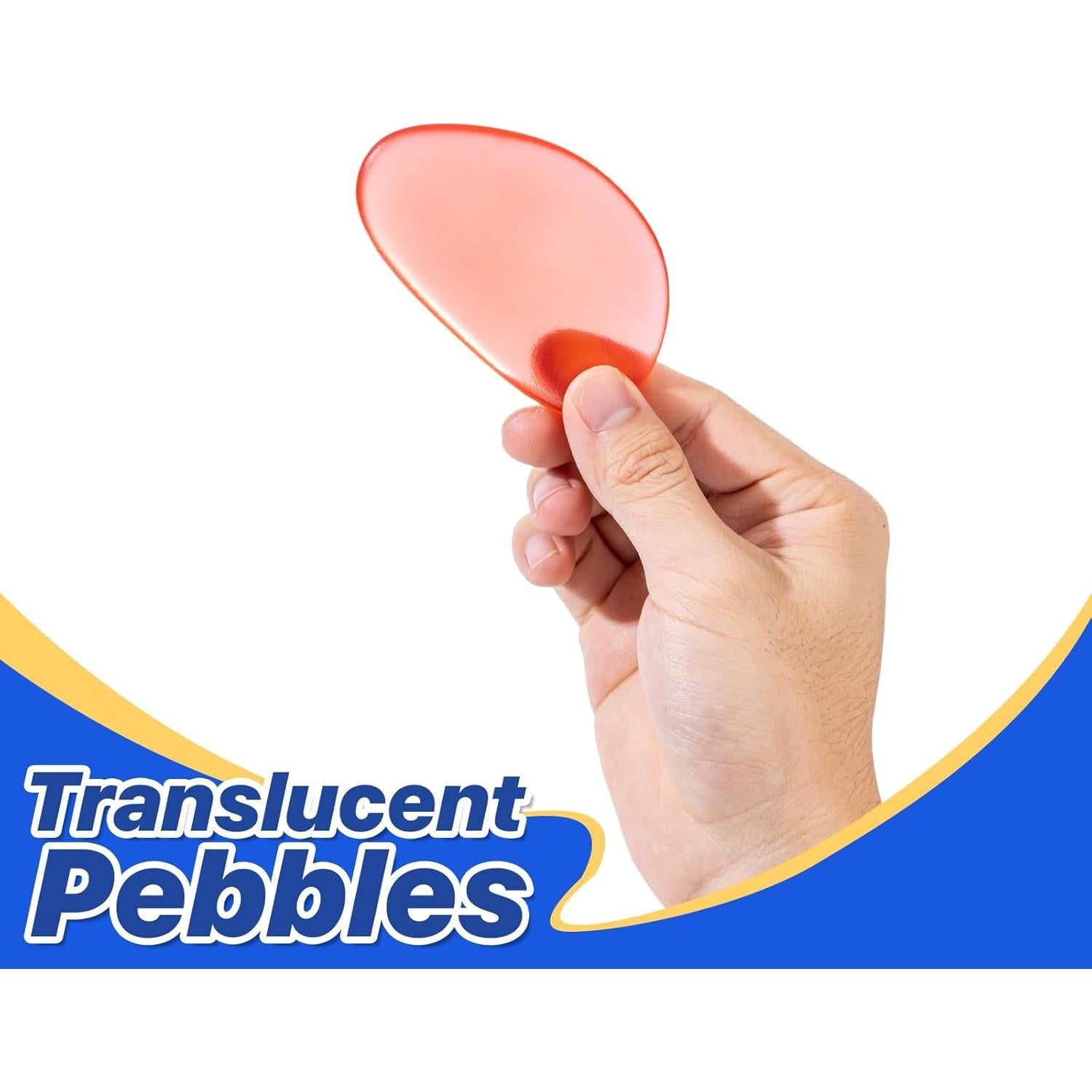 Set de 36 Piedras Apilables Arcoíris PreTrans - Juguetes Educativos