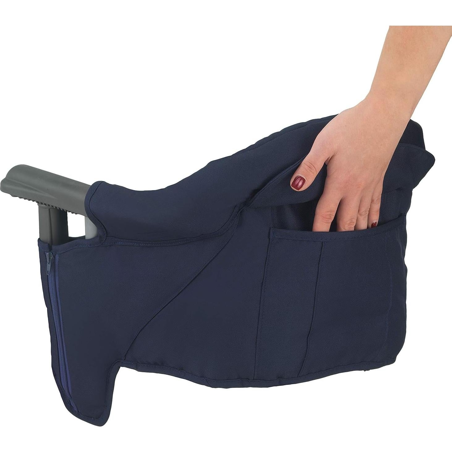 Silla Alta Portátil Inglesina Fast Azul Claro para Bebés