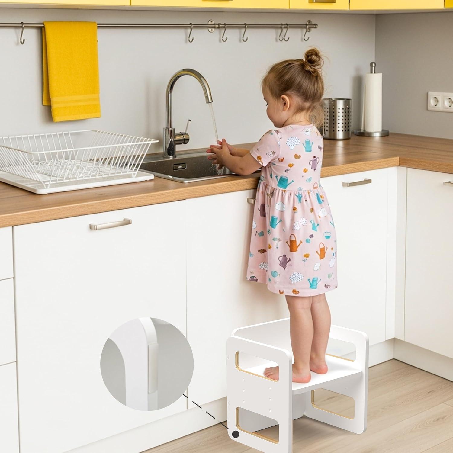 Conjunto Mesa y Silla Montessori Tilhumt para Niños 1-3 Años