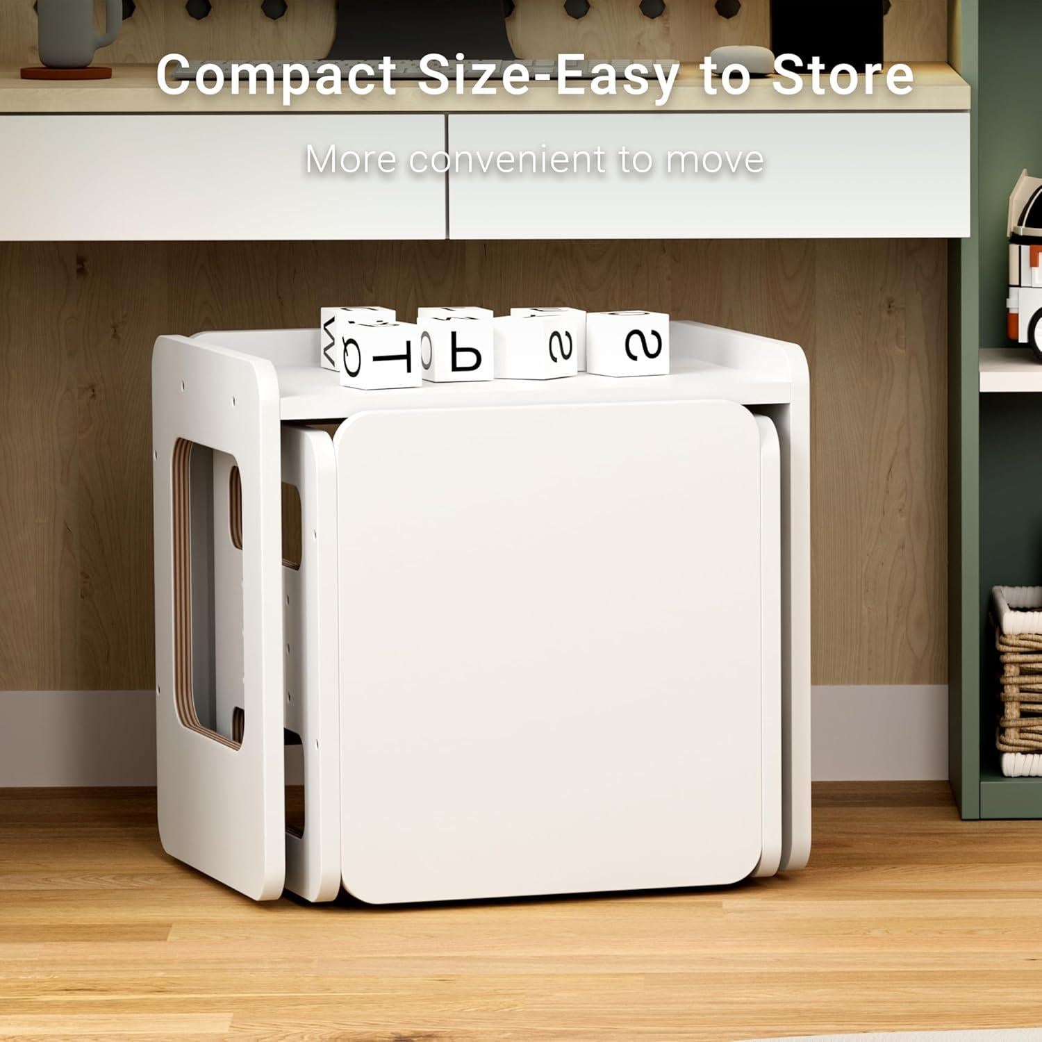 Conjunto Mesa y Silla Montessori Tilhumt para Niños 1-3 Años