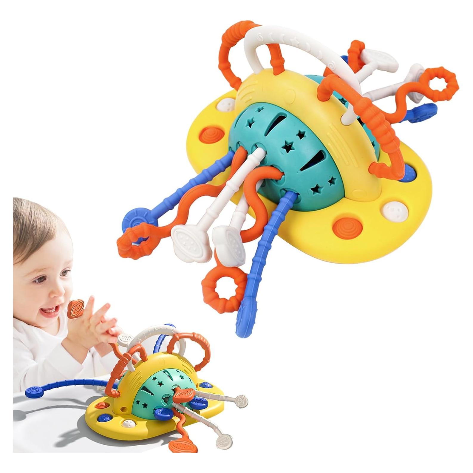 Juguete Sensorial de Silicona con Ventosa para Bebés 18+ Meses