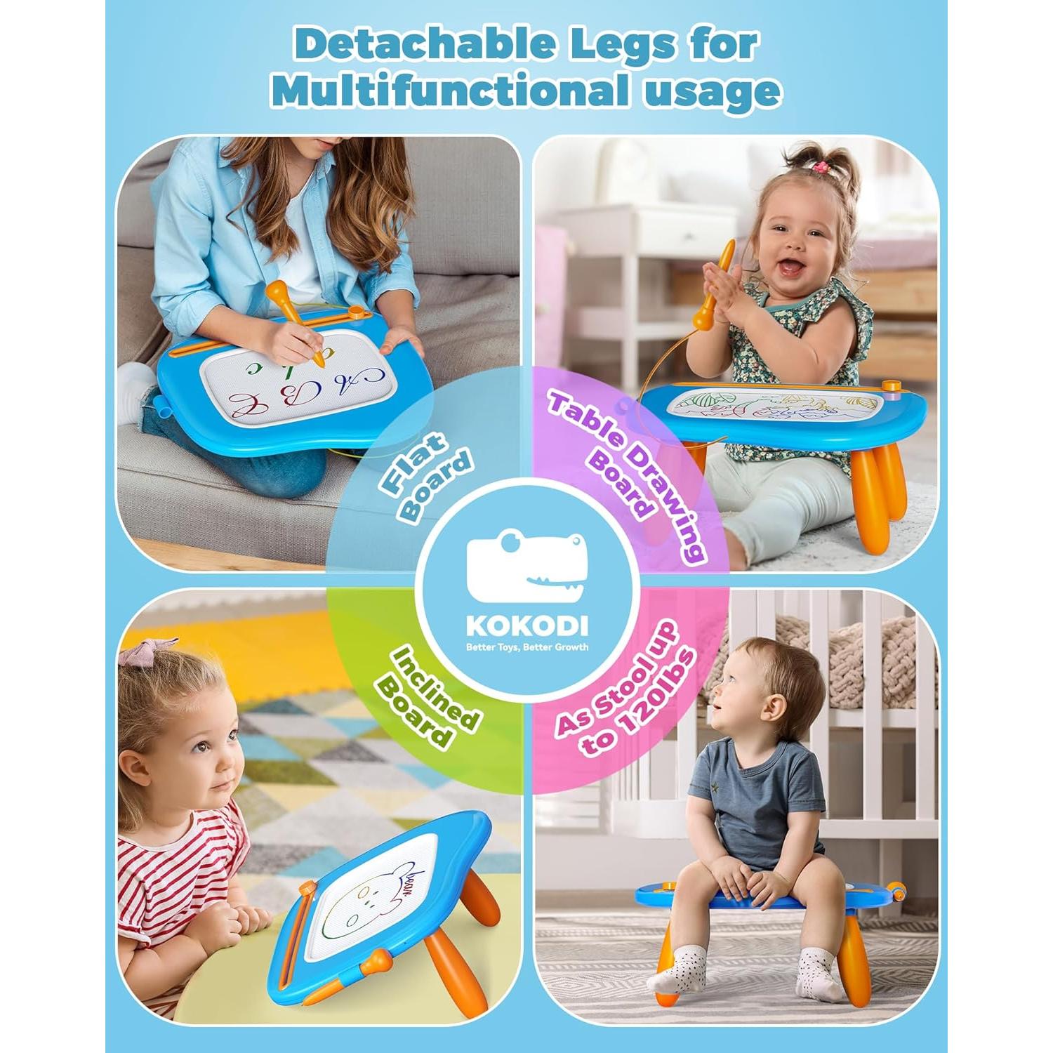 Pizarra Magnética KOKODI 25.4x33 cm para Niños 1-5 Años