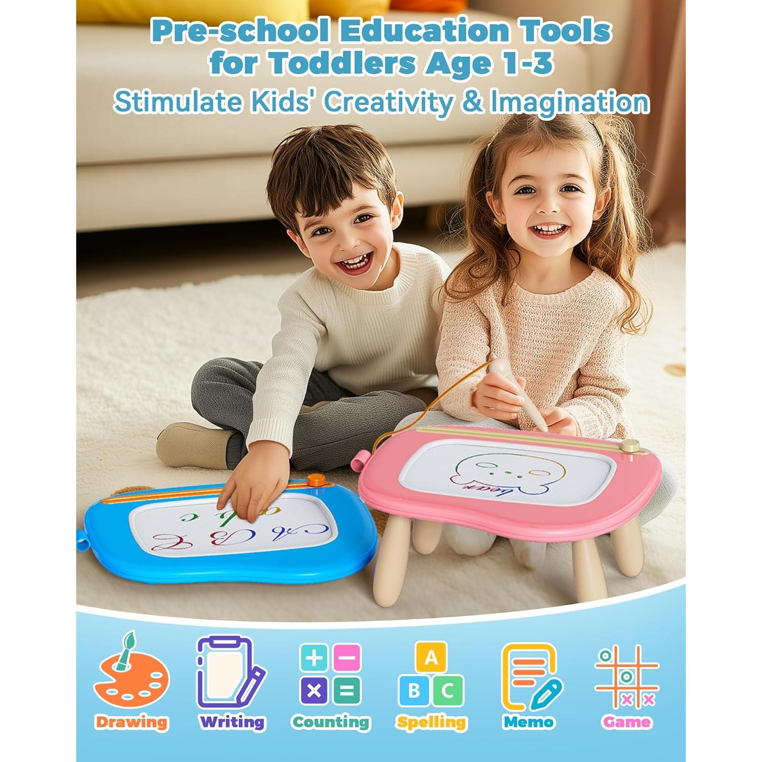 Pizarra Magnética KOKODI 25.4x33 cm para Niños 1-5 Años