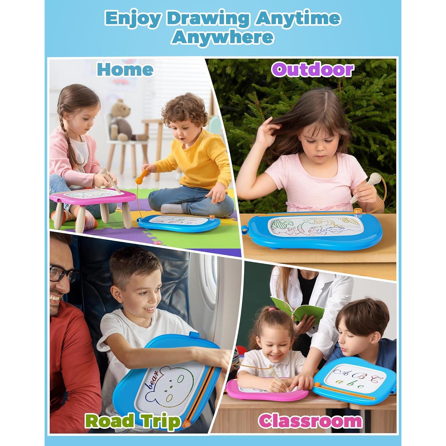 Pizarra Magnética KOKODI 25.4x33 cm para Niños 1-5 Años