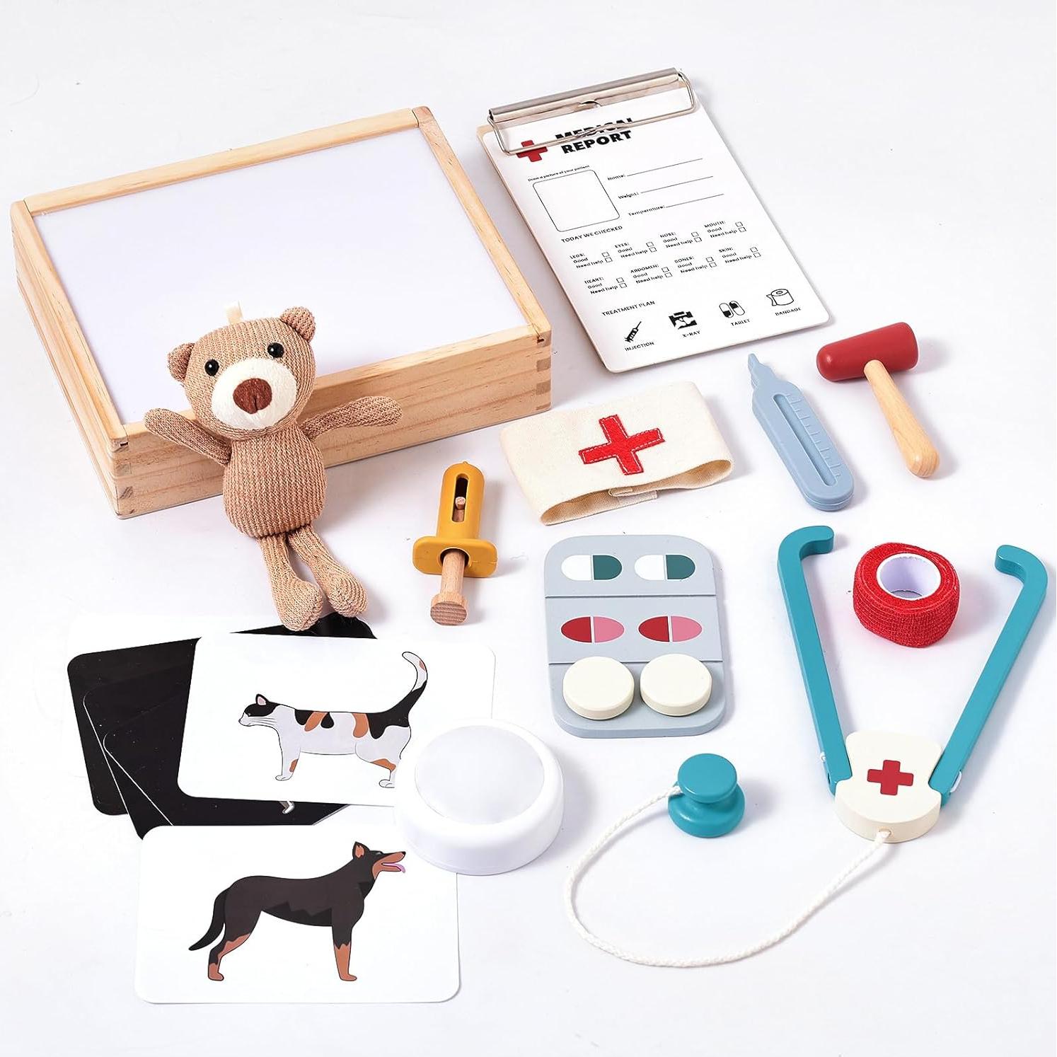 Kit de Doctor Veterinario Macabaka con Rayos X y Caja de Luz