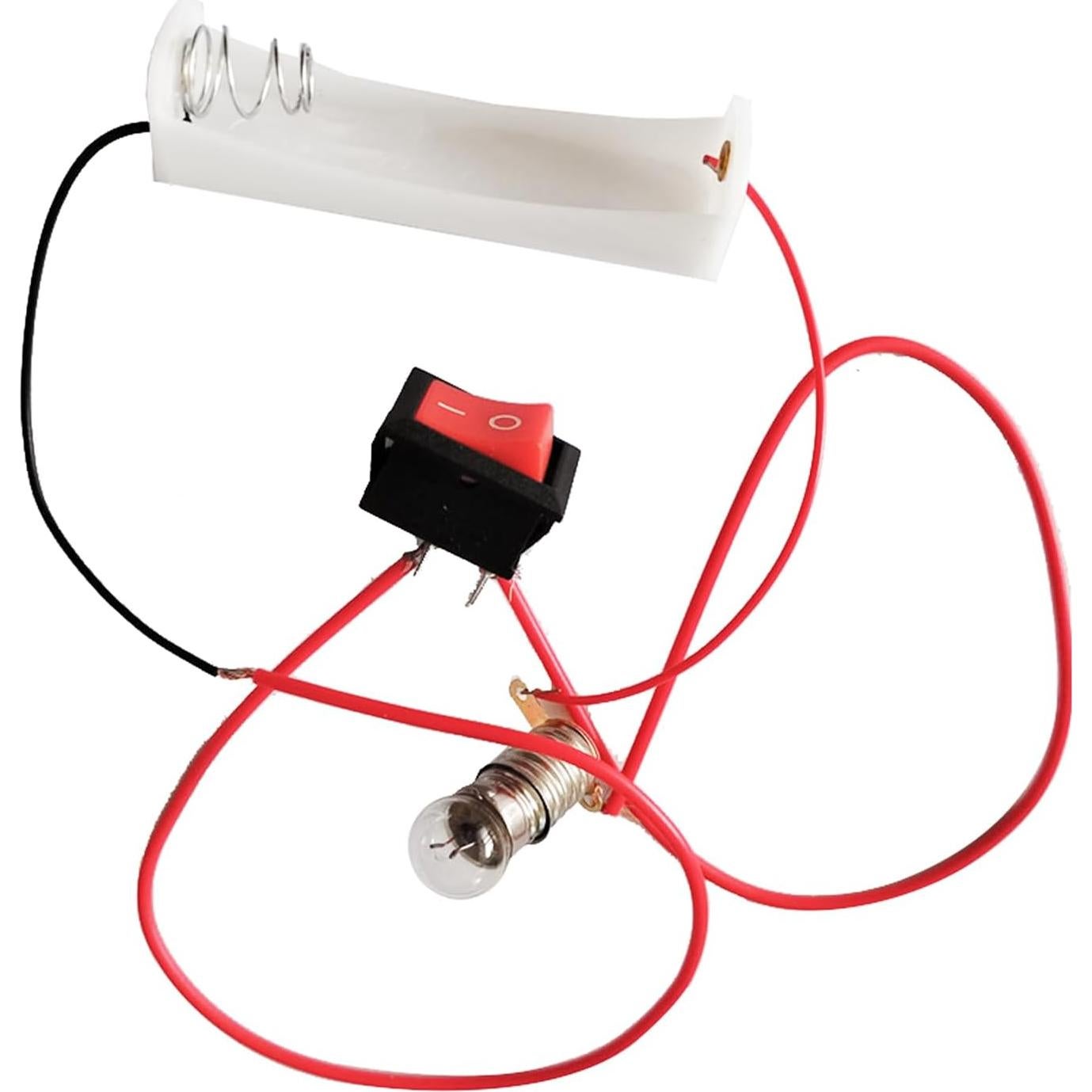 Kit de Experimento Eléctrico BLLNDX con 10 Bombillas 1.5V