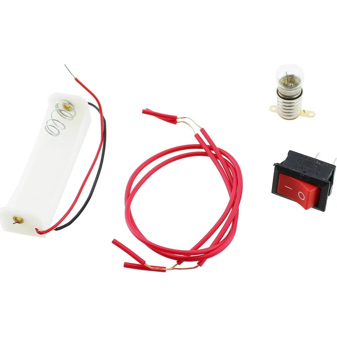 Kit de Experimento Eléctrico BLLNDX con 10 Bombillas 1.5V