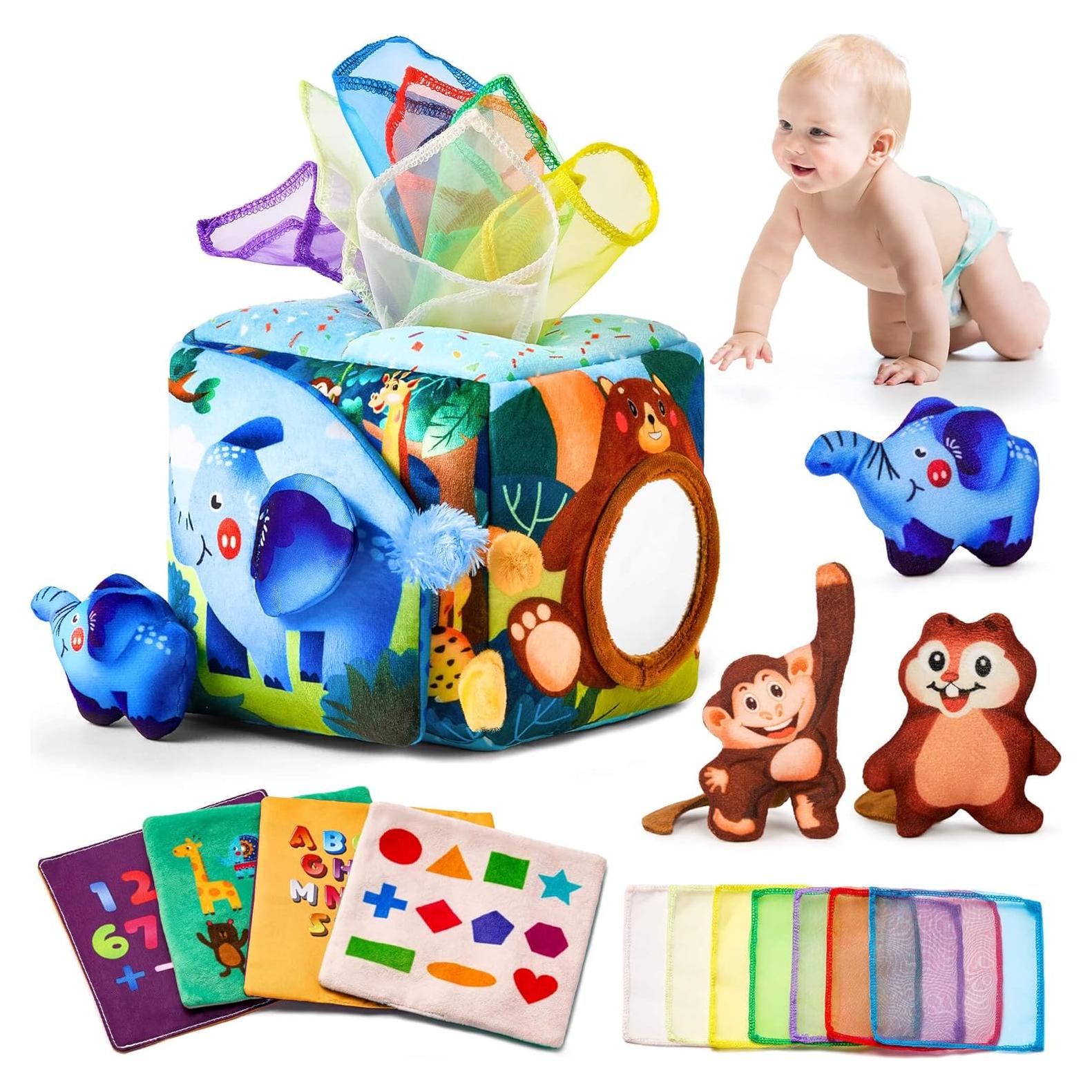 Caja de Juguetes Sensoriales para Bebés JKHEPL - 14 cm