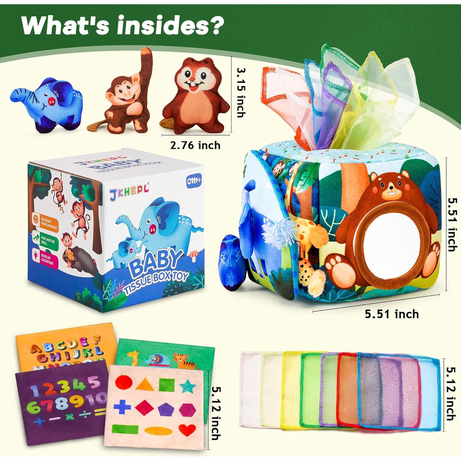 Caja de Juguetes Sensoriales para Bebés JKHEPL - 14 cm