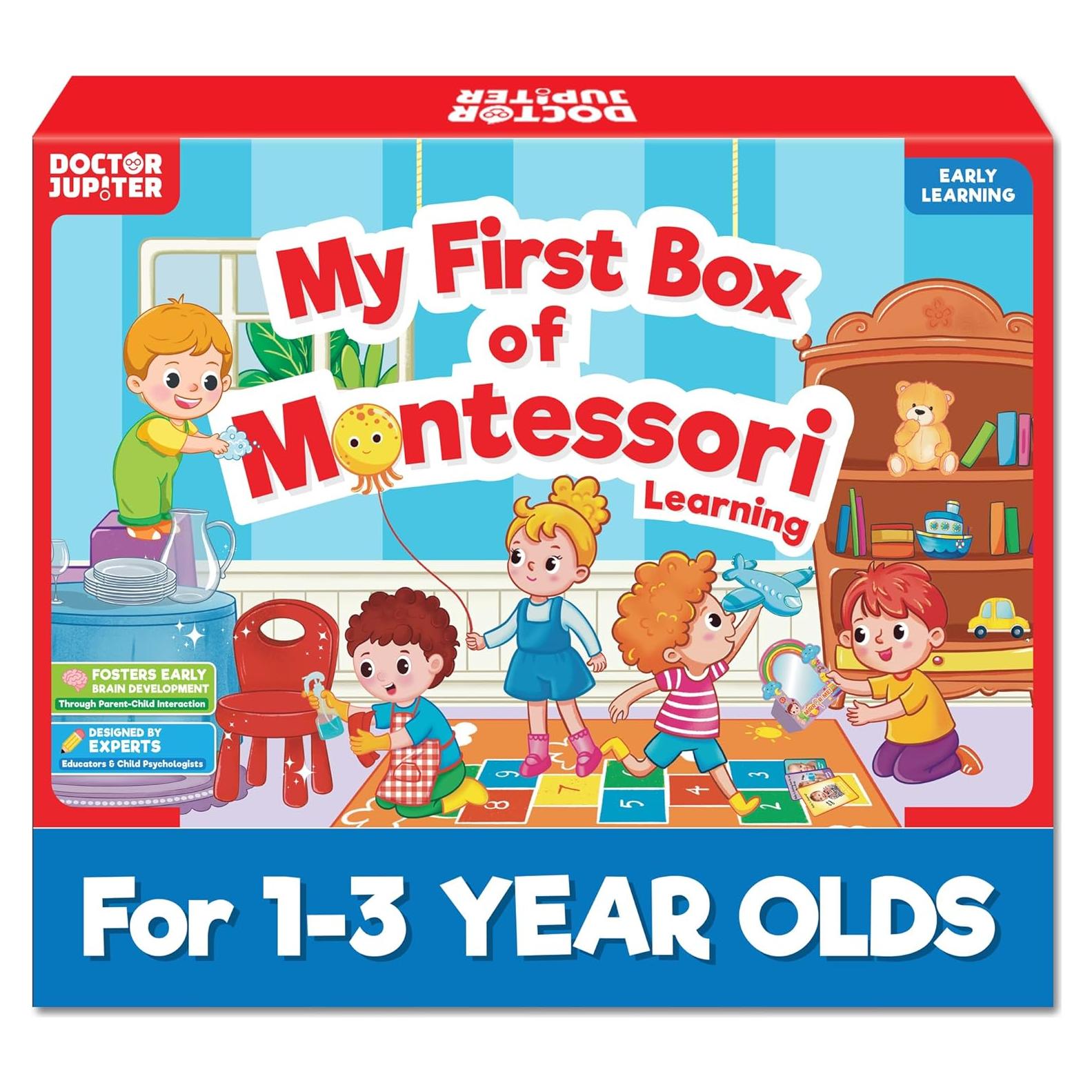 Caja de Aprendizaje Montessori Doctor Jupiter 1+ Años - Juguetes Educativos