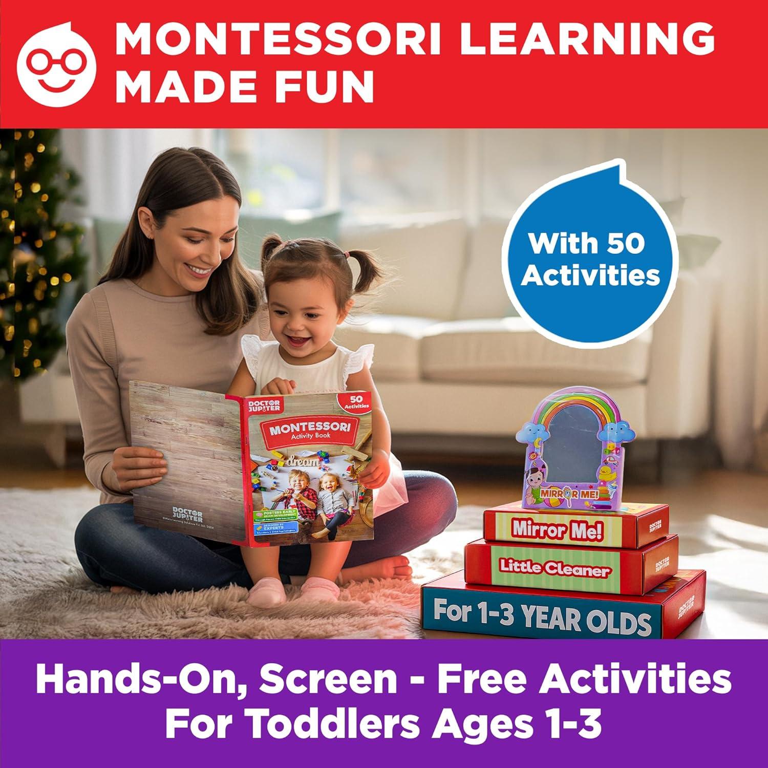 Caja de Aprendizaje Montessori Doctor Jupiter 1+ Años - Juguetes Educativos