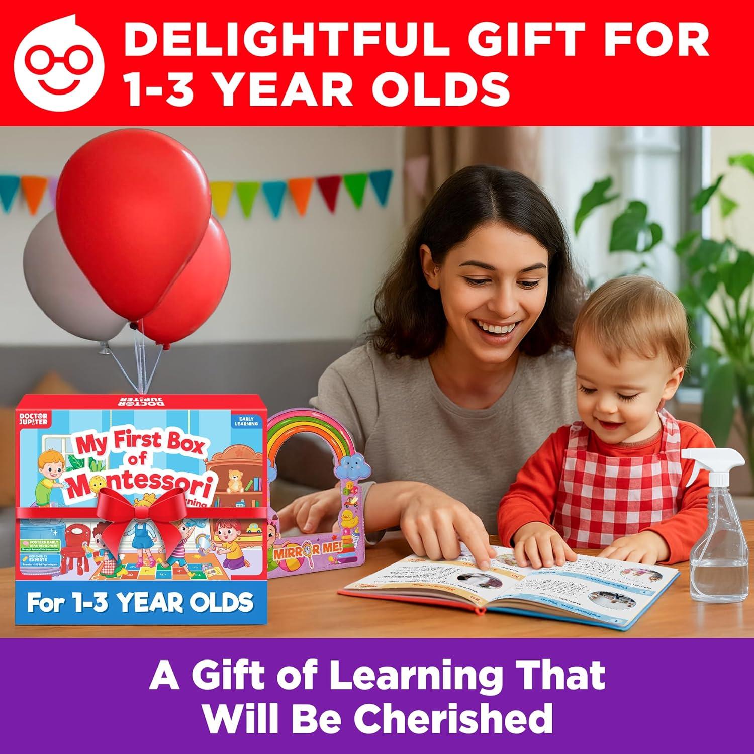 Caja de Aprendizaje Montessori Doctor Jupiter 1+ Años - Juguetes Educativos