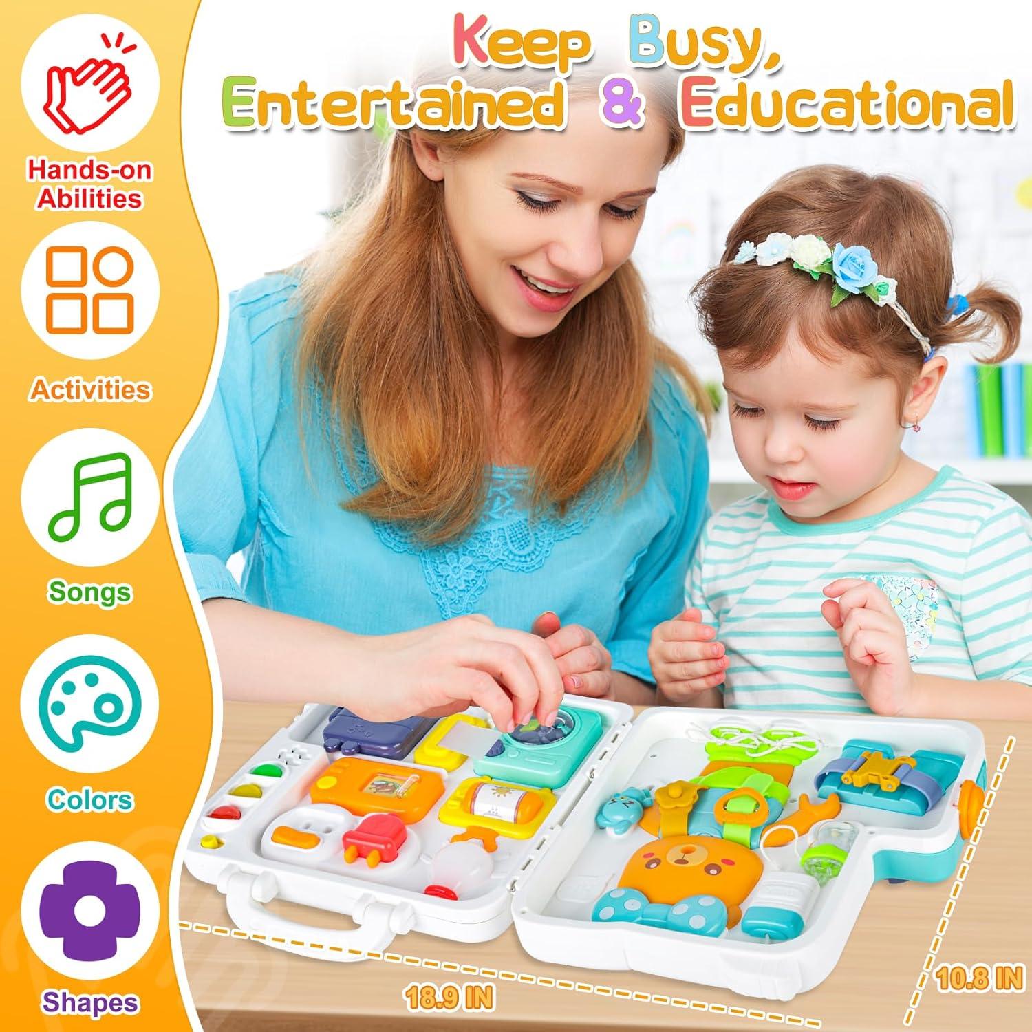 Tablero Ocupado Educativo LinseyFun para Niños 2-3 Años
