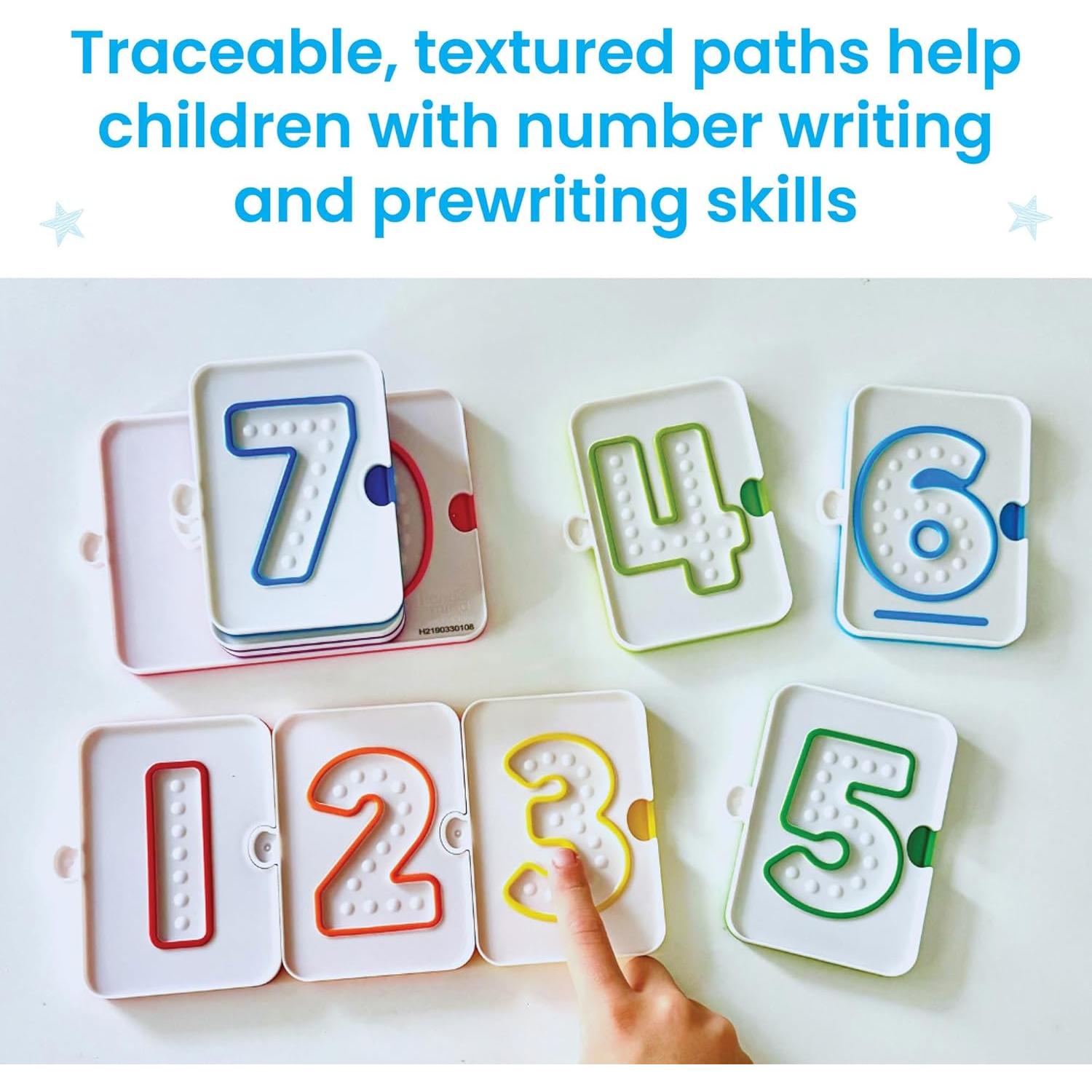 Bandejas Sensoriales de Números hand2mind - Aprendizaje Matemático