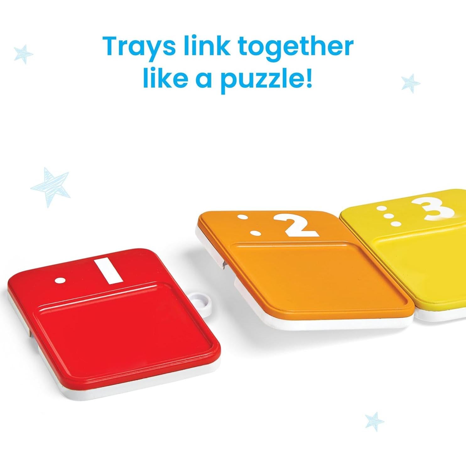 Bandejas Sensoriales de Números hand2mind - Aprendizaje Matemático