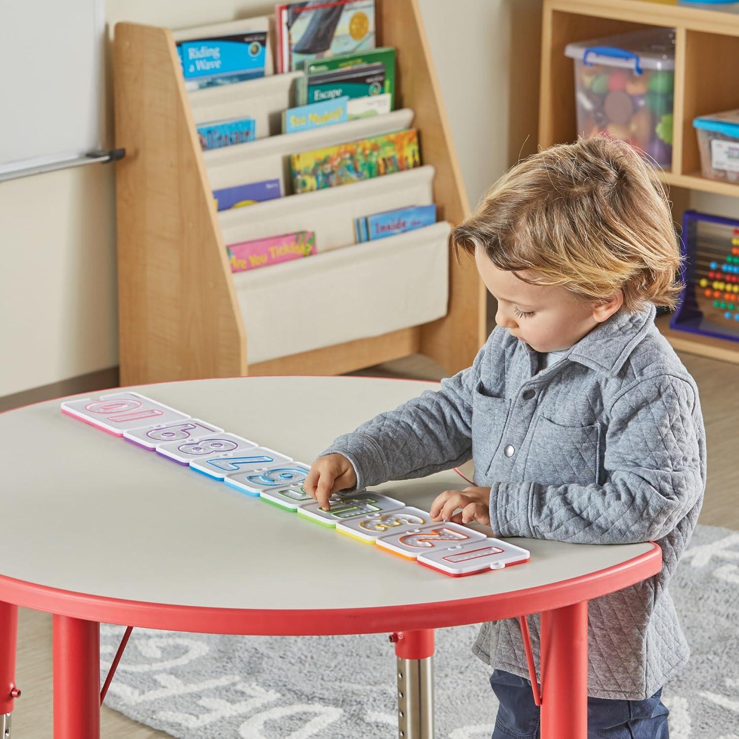 Bandejas Sensoriales de Números hand2mind - Aprendizaje Matemático