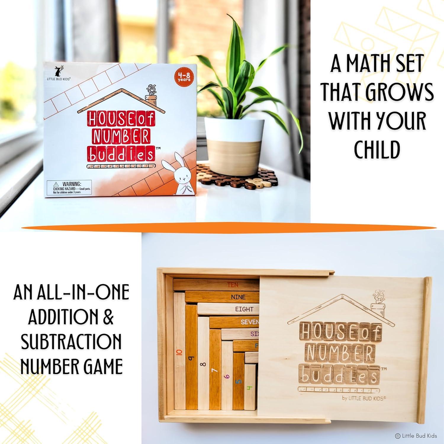 Juego de Matemáticas Montessori Little Bud Kids 98 Piezas