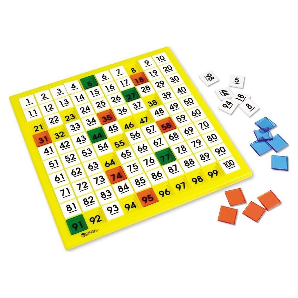 Tablero de Números Learning Resources LER1331 - Matemáticas 151 Piezas