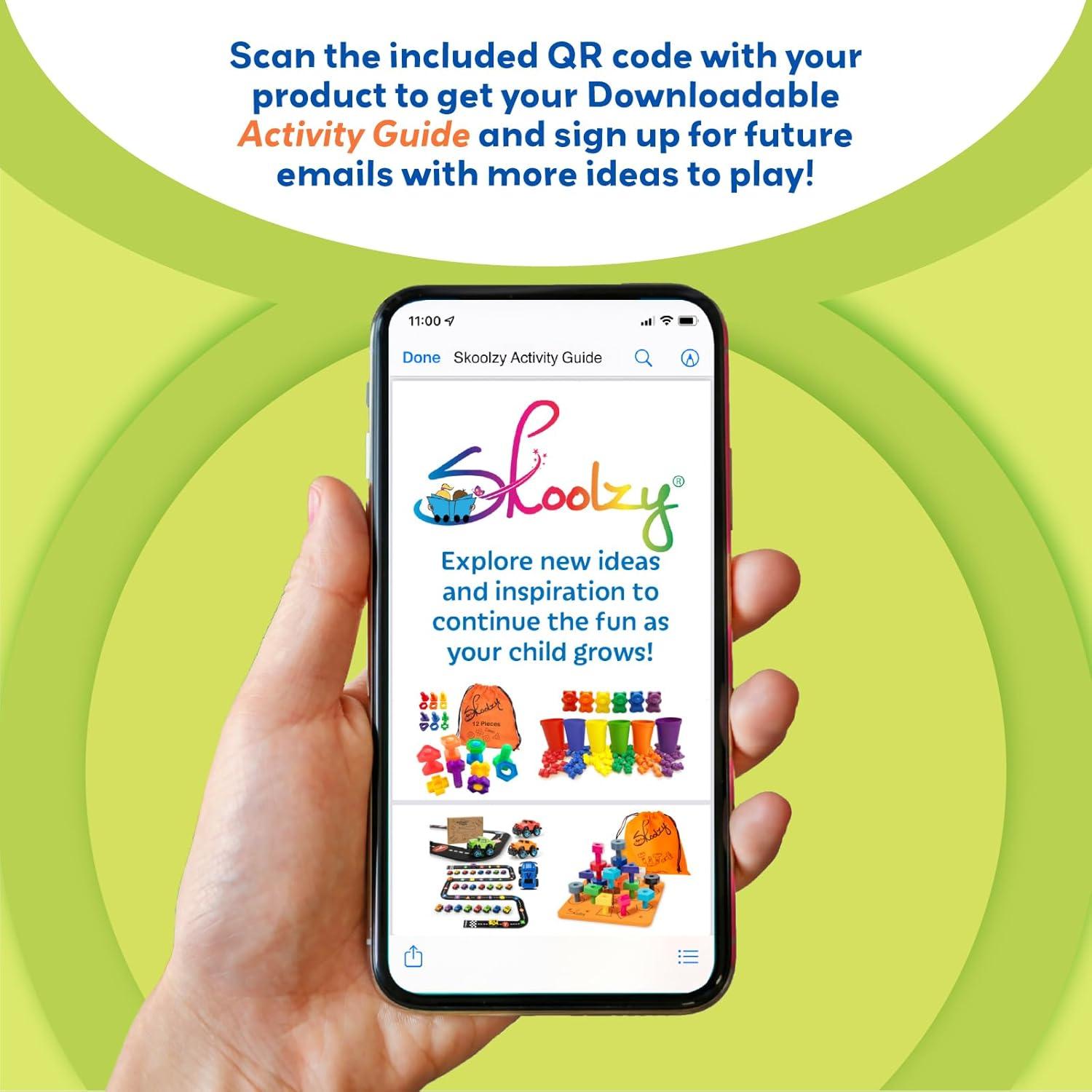 Conjunto de Formas Geométricas 3D Skoolzy - 7 Piezas Educativas