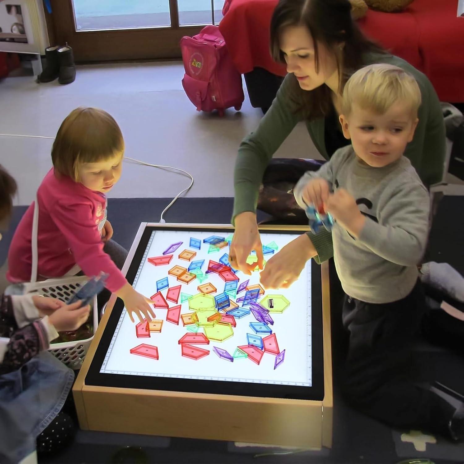 140 Bloques de Patrón Translúcidos Odoorgames - Juguetes Educativos