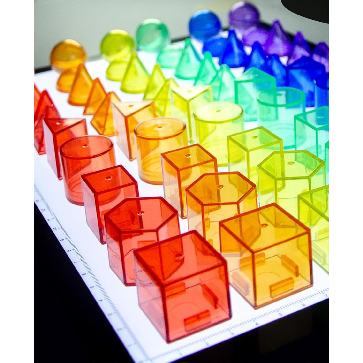 60 Piezas Formas 3D Geométricas Joswisch - Juguetes Educativos