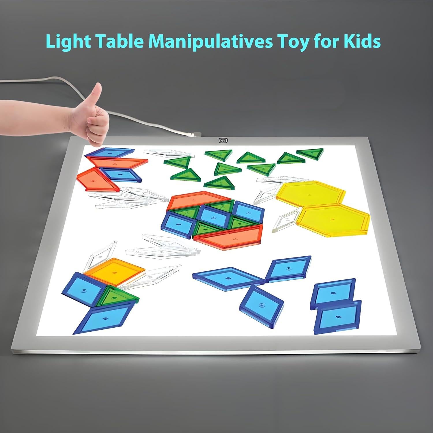 Bloques de Patrón Translúcidos 141 Pcs Juguetes Educativos