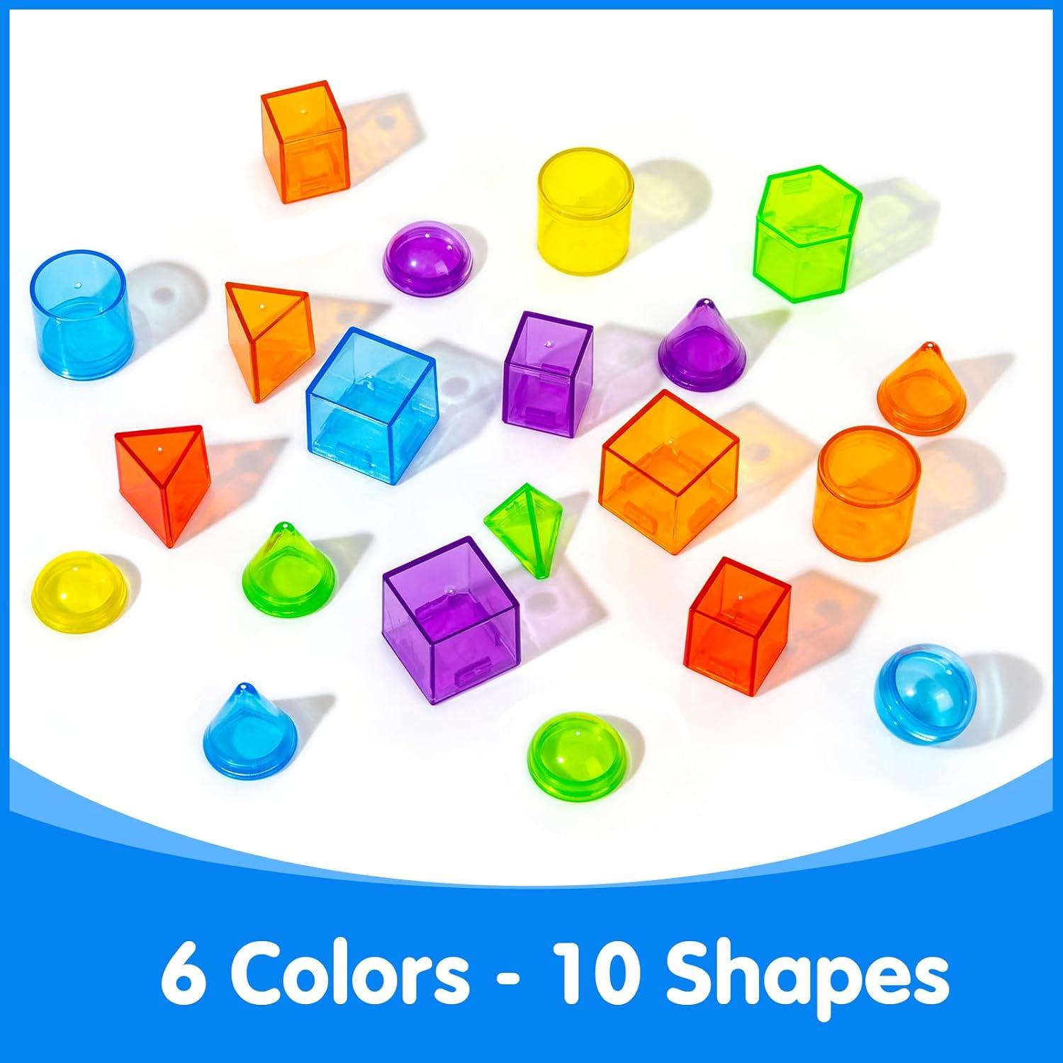 60 Formas Geométricas 3D Odoorgames para Aula - Juguetes Educativos