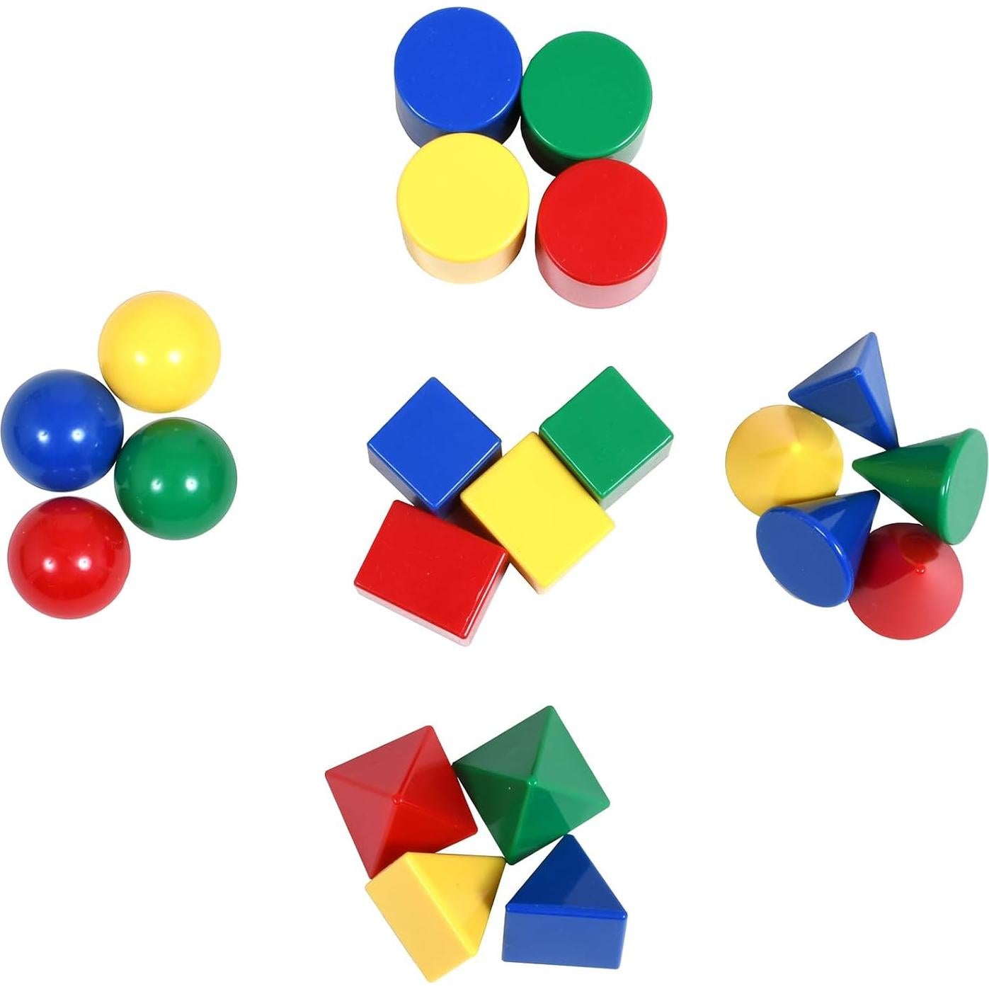 Mini Sólidos Geométricos Edx Education | Set 40 Formas 3D