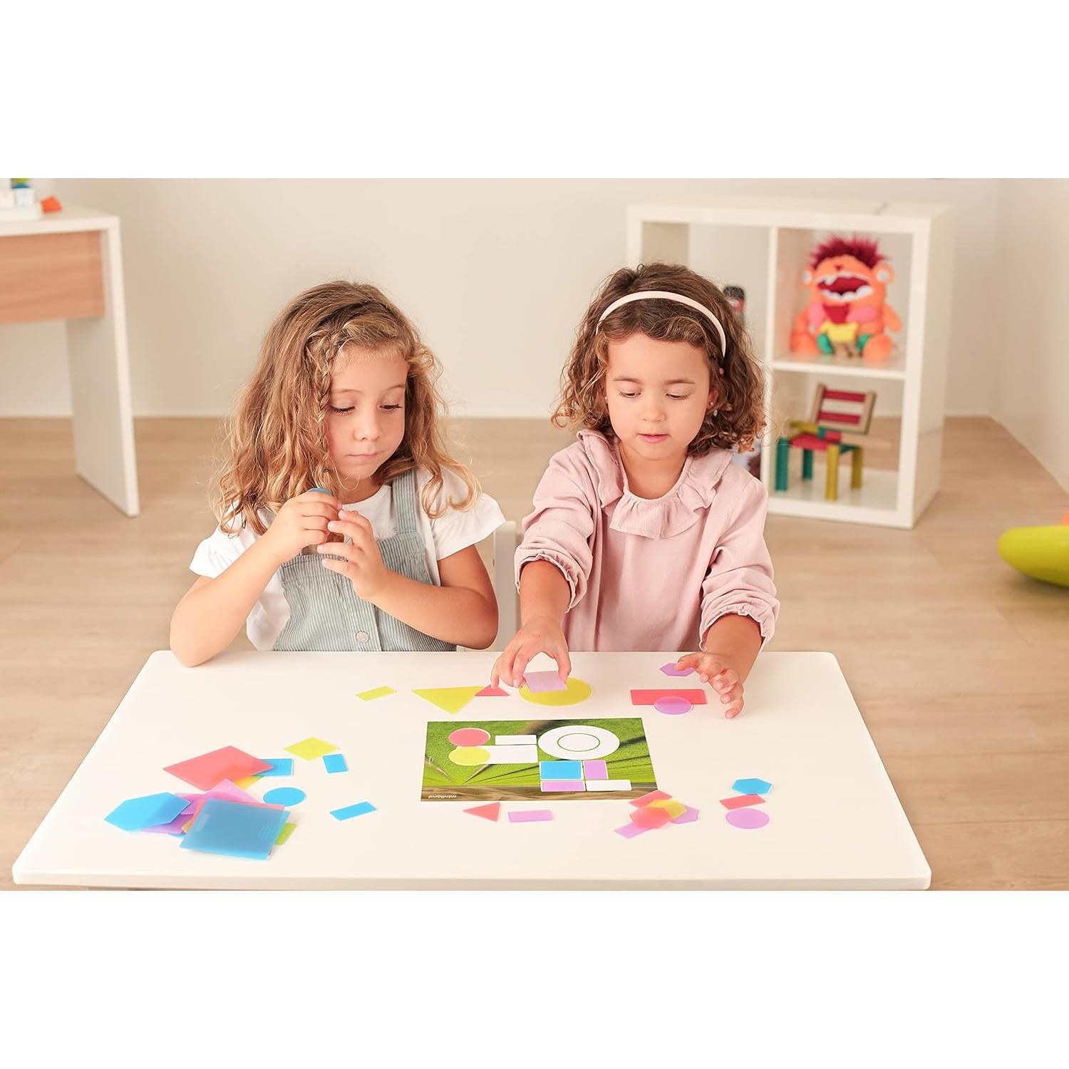 Formas Geométricas Translúcidas Miniland 40 Piezas 3-6 Años