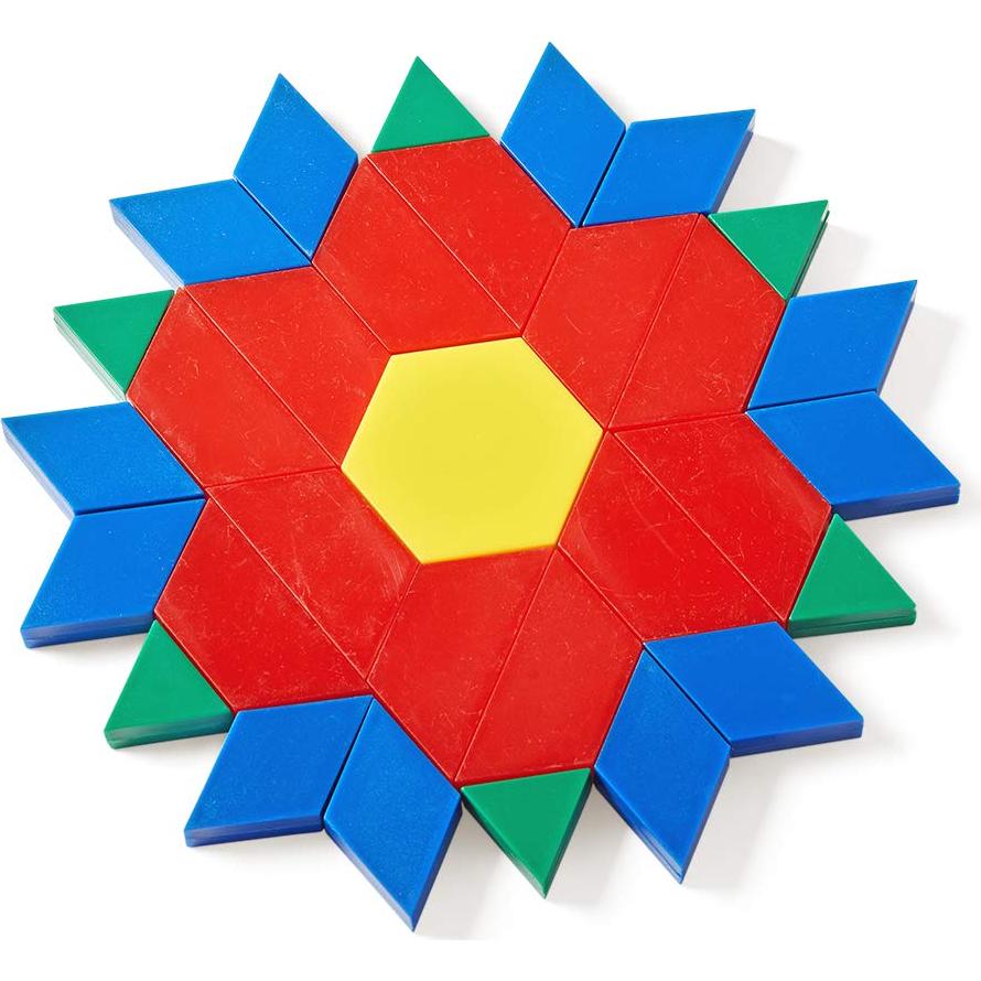 Bloques de Patrón Hand2Mind para Niños - Set de 1250 Piezas