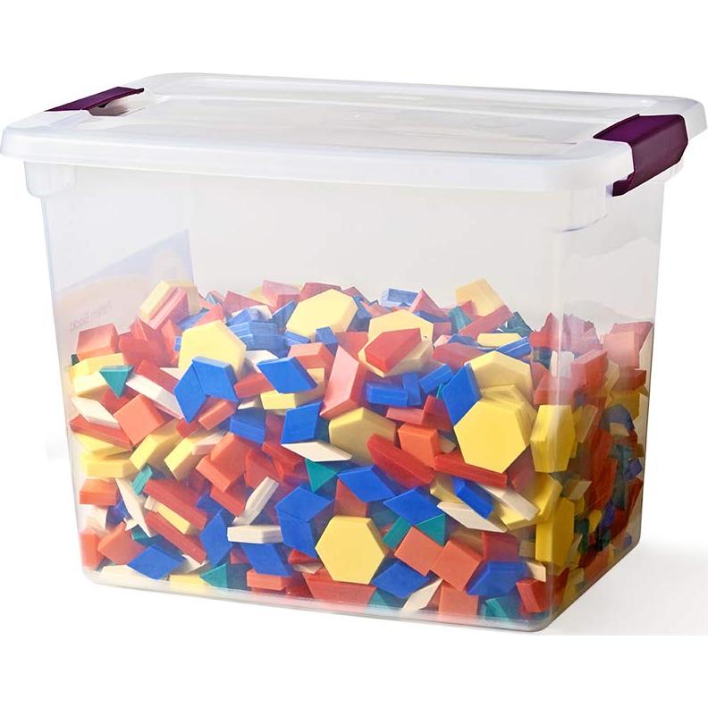 Bloques de Patrón Hand2Mind para Niños - Set de 1250 Piezas